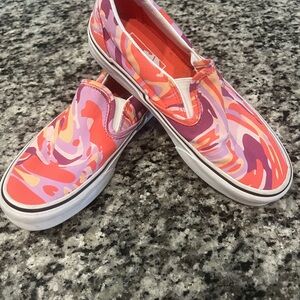 Vans Women's Pink Slip-On Shoes